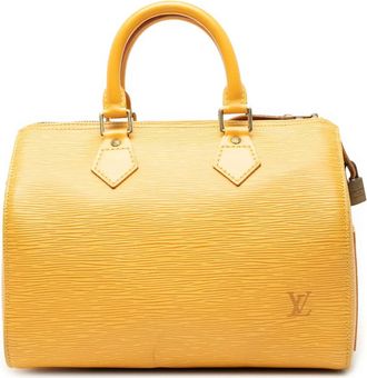 Louis Vuitton Borsa Boston Speedy 25 in pelle Épi 1998 - Giallo