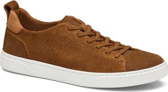 Johnston & Murphy Ollie Low Top Sneaker in Snuff Washable Suede at Nordstrom, Size 11.5