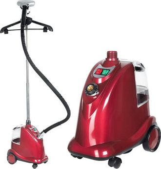 Woltu Woltu Ferro A Vapore 2200w 3l Rosso Verticale Stiratrice A Vapore Per Vestiti