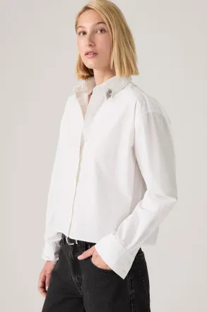 Levi's Camicia Harlie accorciata - Donna - XS - Rosa / Embellished Collar