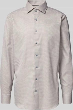 Olymp Slim Fit Businesshemd mit Kentkragen Modell Savio in Beige, Gr&ouml;&szlig;e 38