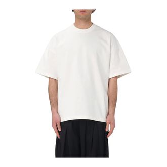 Jil Sander T-Shirts, male, White, XL, Oversized Short Sleeve Tee