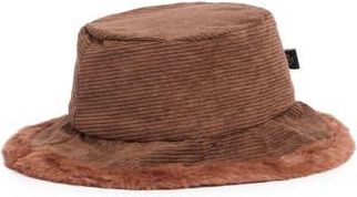 Nanette Lepore Corduroy Bucket Hat in Brown at Nordstrom Rack