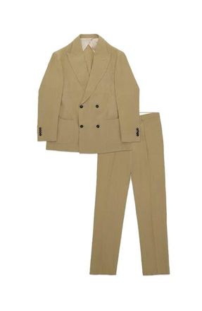 Fortela Marcello Linen Suit in Camel at Nordstrom, Size 48 Eu
