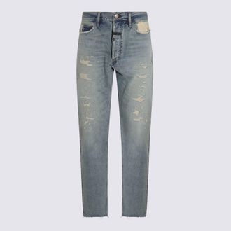 Fear of God Light Blue Cotton Denim Jeans