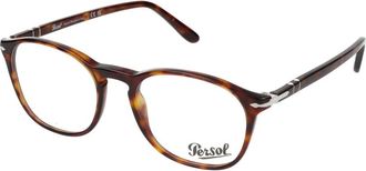 Persol Stijlvolle Bril - Heren - Brillen - Bruin - 48 MM - Accessoires