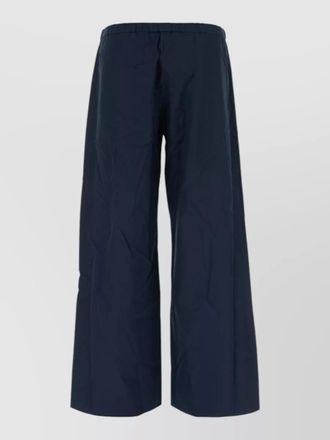Max Mara wide leg trousers elastic waistband design