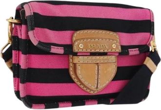 Prada Pre-owned Vintage Schoudertas - Dames - Vintage Schoudertas - Roze - ONE Size - Leer - Vintage