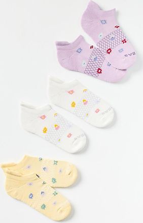 Bombas Floral Ankle Socks, 3 Pack