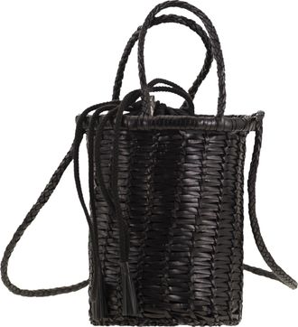 Dragon Lina Mini Woven Leather Bag