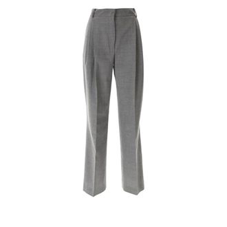 Vivetta Light Wool Trouser - female - VIVETTA - Wide Trousers - Gray - XS - Trousers