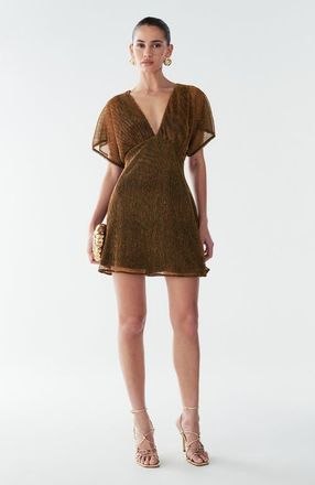 BWLDR Serla Mini Dress in Copper at Nordstrom, Size 10