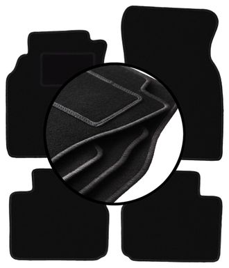 OEM Juego De Alfombrillas De Terciopelo Para: Nissan Primera P11 Liftback, Sed&aacute;n, Familiar, Station Wagon (1995-2002)