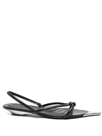 MUGLER Ballerine a punta - Nero