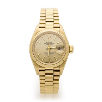Rolex Pre-owned Rolex Rolex Datejust Automatic Chronometer Champagne Dial Unisex Watch 69178 CSP