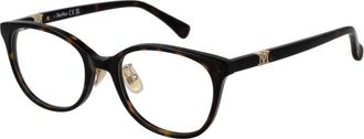 Max Mara Acetate Optical Frame - Dames - Brillen - Bruin - ONE Size - Leer - Accessoires