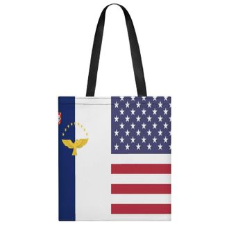 Generic Azore U.S. Flags Womens Tote Casual Shopping Bag Lightweight Shoulder Bags Hobos Handbag for Work Travel Daily 35x40cm