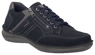 Josef Seibel Schn&uuml;rschuh JOSEF SEIBEL New Anvers 87, Herren, Gr. 40, blau (dunkelblau, kombi), Leder, Schuhe Schn&uuml;rschuh, Komfortschuh, Bequemschuh, Freizeitschuh 