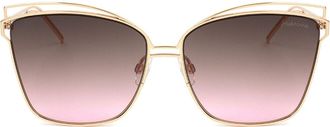 Ana Hickmann HI3049 04E Womens Sunglasses Gold Size 61