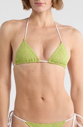 Free People Michelle Triangle Bikini Top in Guacamole at Nordstrom Rack, Size X-Small