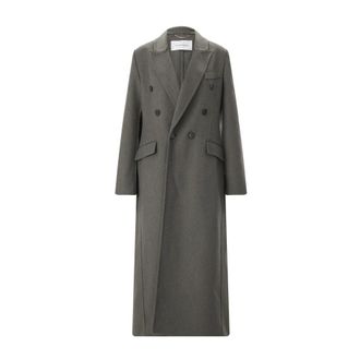 Victoria Beckham Cappotto Catriona - - Coats - Donna - Verde - M