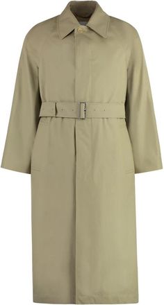 Burberry Geklede Jassen - Dames - Jas met riem - Beige - 2XL - Katoen - Jassen