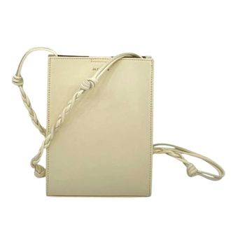 Jil Sander Pre-owned Cross Body Bags, female, White, Size: ONE SIZE Pre-owned Tangle Small Shoulder Bag
