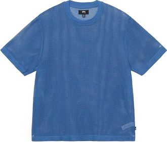 St&uuml;ssy Tops, Heren, Blauw, L, T-Shirt