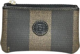Fendi Pre-owned Vintage Portemonnee - unisex - Vintage Accessoires - Zwart - ONE Size - Leer - Vintage