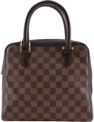 Louis Vuitton Pre-owned Canvas Handtas - Dames - Vintage Handtas - Bruin - ONE Size - Vintage