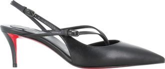 Christian Louboutin Dames, Schoenen, Zwart, Maat: 40 EU Leer