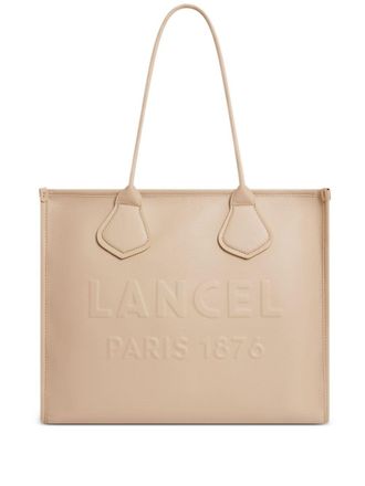 Lancel large Jour de Lancel leather tote bag - Neutrals