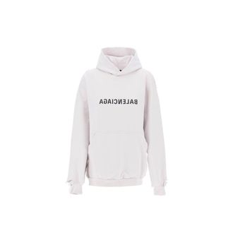 Balenciaga Sudadera con capucha del logotipo de Balenciaga