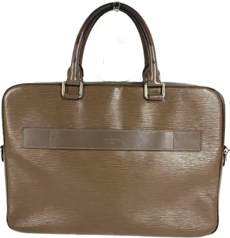 Louis Vuitton Epi Beige Brown Epi Leather Briefcase (Pre-Owned)