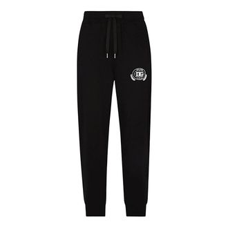 Dolce & Gabbana Sweatpants, male, Black, Size: L Pantalone