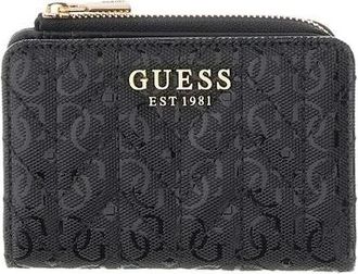 Guess Accessoires, Dames, Zwart, ONE Size, Stacey Slg Zip Arnd Card Case