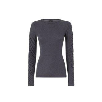 Pinko Truien - Dames - Longsleeves - Grijs - M - Tops