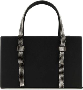 Kara Zwarte Nappa Leren Handtas - Dames - Handtassen - Zwart - ONE Size - Leer - Tassen