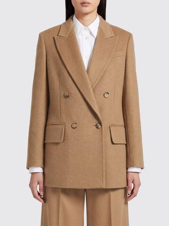 Max Mara Blazer doppiopetto in pura lana vergine con rever a lancia e chiusura con bottoni