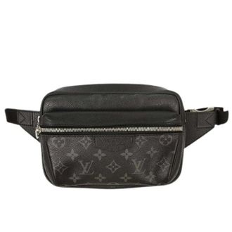 Louis Vuitton Vintage, unisex, Zwart, ONE Size, Leer, Pre-owned Vintage Heuptas