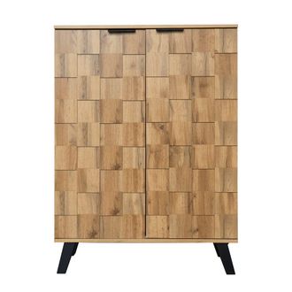 Urban Meuble Zapatero efecto madera vintage con 5 compartimentos