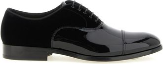 Doucal's Black Oxford Lace-Up Shoes