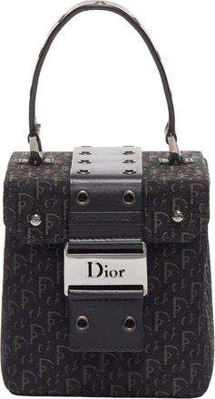 Dior Black Canvas Vanity Bag (Authentic Pre-Loved)