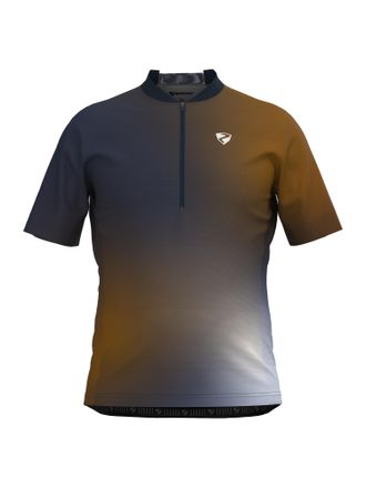 Ziener Radtrikot ZIENER NEMIC-Z, Herren, Gr. 46, blau (woodunkelhale navy), Obermaterial: 100% Polyester; Obermaterial 2: 90% Polyester, 10% Elasthan, Trikot