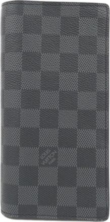 Louis Vuitton Graphite Coated Canvas Long Wallet (Bi-Fold) (Pre-Owned)