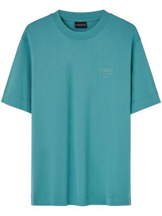 Emporio Armani T-shirt con stampa - Blu