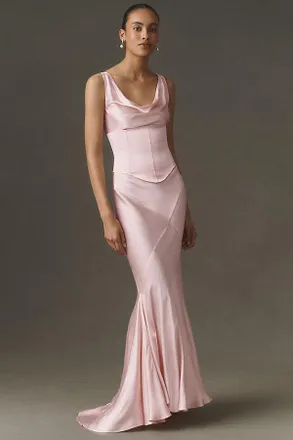 Mare Mare Tyler Corset Satin Slip Dress