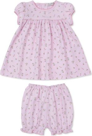 Kissy Kissy Garden Roses Dress & Bloomers in Pink at Nordstrom, Size 12-18M