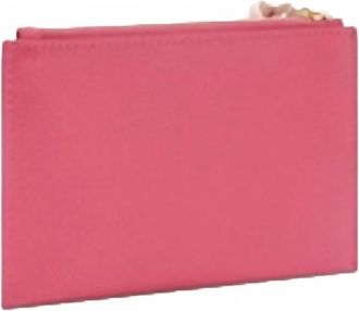Furla Womens Iride Envelope Clutch Bag In Velvet Pink