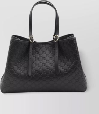 Gucci gg emblem large shopping bag